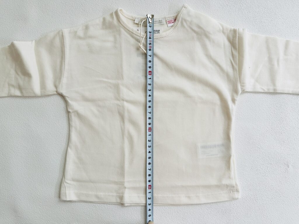 ZARAベビーロンT80身丈